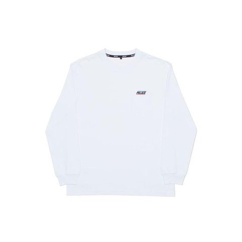 Palace BASICALLY A POCKET LONGSLEEVE WHITE