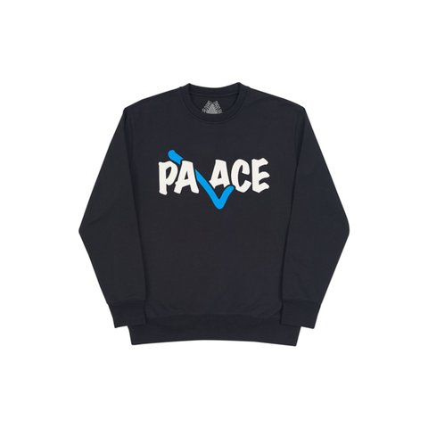 Palace CORRECT CREW BLACK - Colorway
