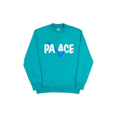 Palace CORRECT CREW SEA GREEN - Colorway