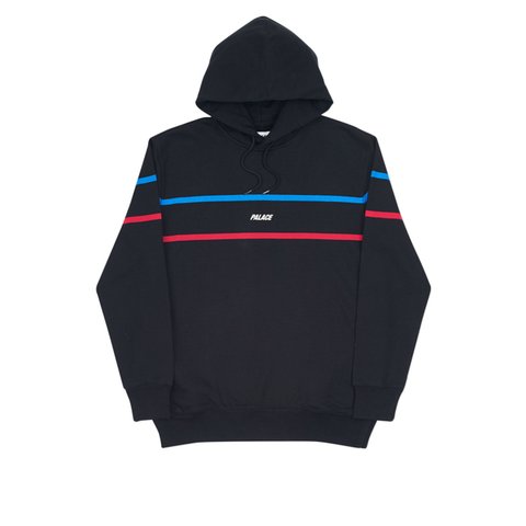 Palace DOUBLE RIPE HOOD BLACK - Colorway