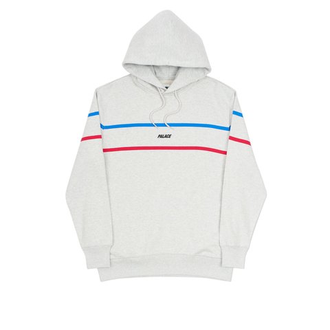 Palace DOUBLE RIPE HOOD GREY MARL - Colorway