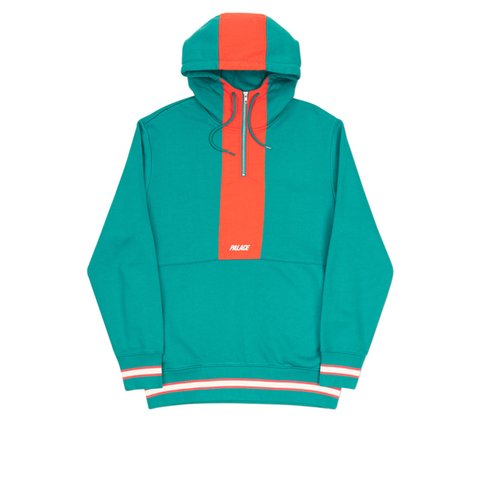 Palace QUICKER SHELL HOOD TEAL GREEN - Colorway