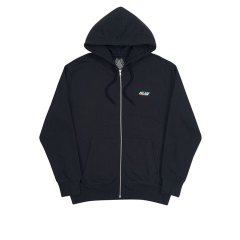 Palace BASICALLY A ZIP HOOD BLACK - Colorway