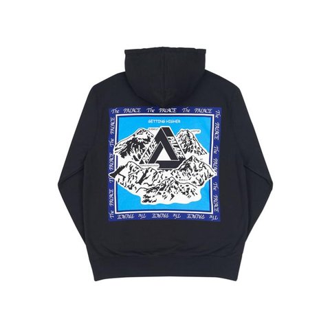 Palace GETTING HIGHER HOOD BLACK