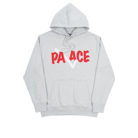 Palace CORRECT HOOD GREY MARL - Colorway