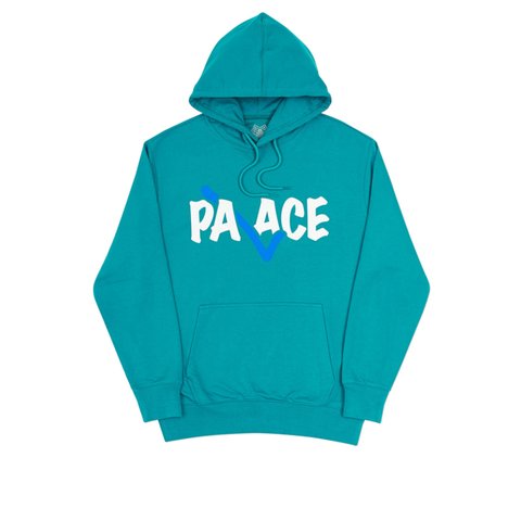 Palace CORRECT HOOD SEA GREEN - Colorway