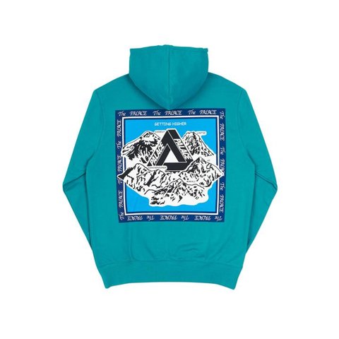 Palace GETTING HIGHER HOOD SEA GREEN