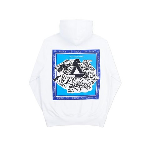 Palace GETTING HIGHER HOOD WHITE
