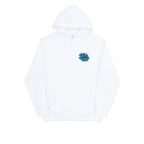Palace GETTING HIGHER HOOD WHITE - Colorway