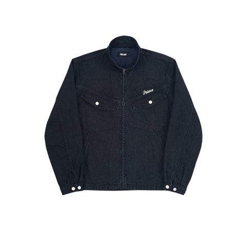 Palace DENIM ZIP FUNNEL BLACK STONE WASH - Colorway