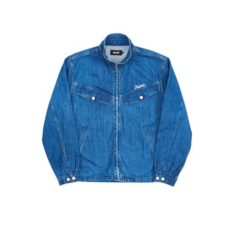 Palace DENIM ZIP FUNNEL MID WASH - Colorway