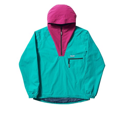 Palace OUTER SHELL SMOCK TEAL / RASPBERY - Colorway