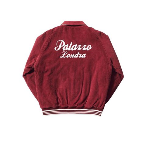 Palace PALAZZO CORD BOMBER BURGUNDY