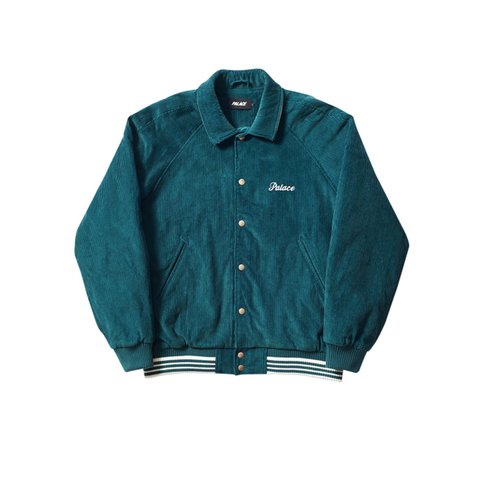 Palace PALAZZO CORD BOMBER TEAL - Colorway
