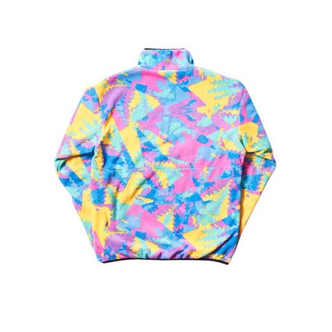 Palace WARPER REVERSIBLE FLEECE TEAL / MULTI