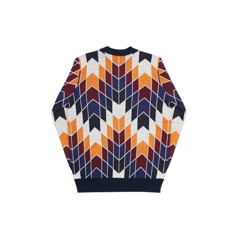 Palace P-URKLE KNIT WHITE / NAVY / RED / ORANGE