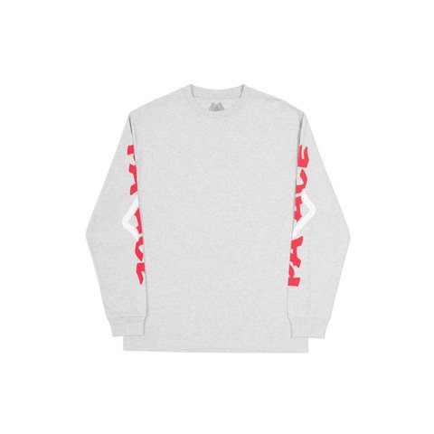 Palace CORRECT LONGSLEEVE GREY MARL