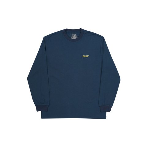 Palace LINE STRIPE LONGSLEEVE NAVY - Colorway