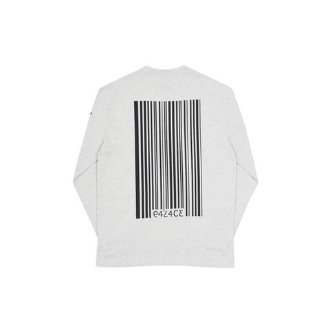 Palace PAR CODE LONGSLEEVE GREY MARL