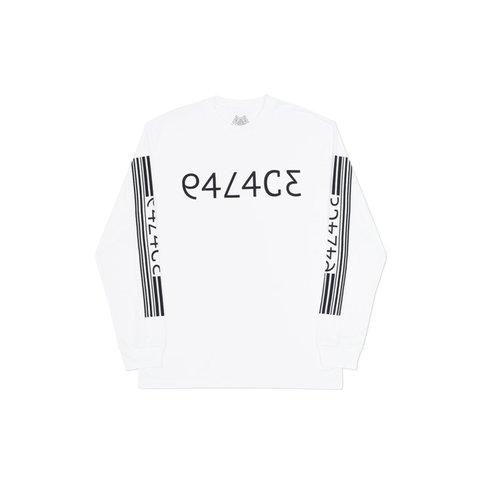 Palace PAR CODE LONGSLEEVE WHITE - Colorway