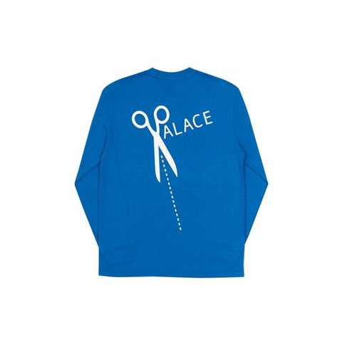 Palace SCISSOR LONGSLEEVE BLUE