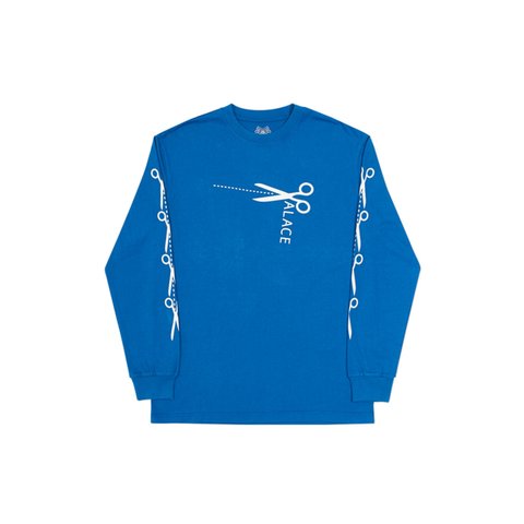 Palace SCISSOR LONGSLEEVE BLUE - Colorway