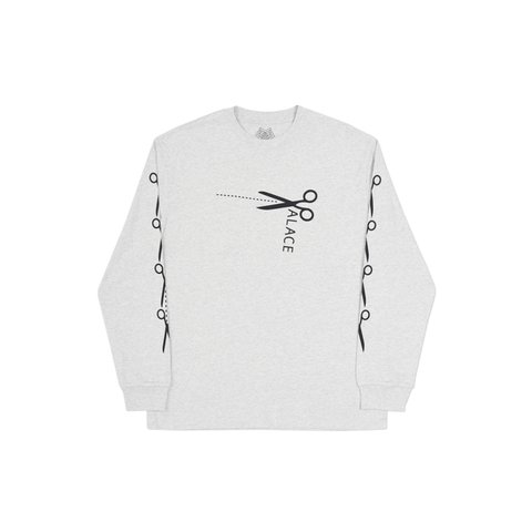 Palace SCISSOR LONGSLEEVE GREY MARL - Colorway