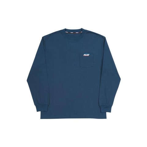 Palace BASICALLY A POCKET LONGSLEEVE NAVY