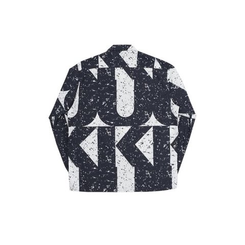 Palace SPIRITUAL FLAKE SHIRT BLACK / WHITE