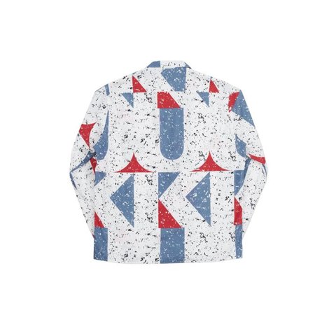 Palace SPIRITUAL FLAKE SHIRT WHITE / GREY / RED