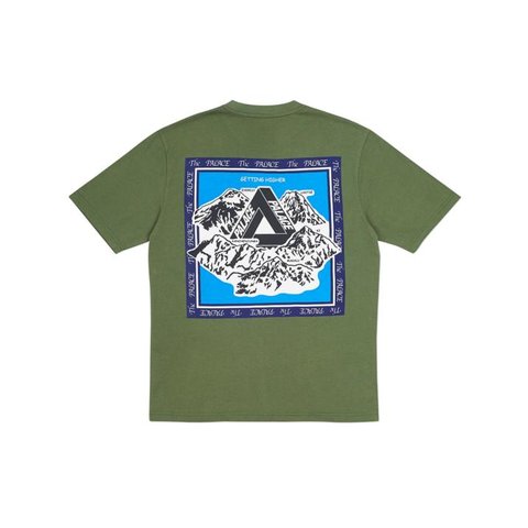 Palace GETTING HIGHER T-SHIRT ARMY GREEN