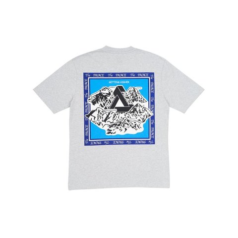 Palace GETTING HIGHER T-SHIRT GREY MARL