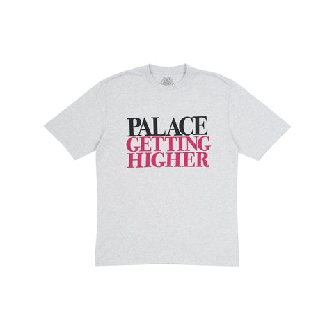 Palace GETTING HIGHER T-SHIRT GREY MARL - Colorway