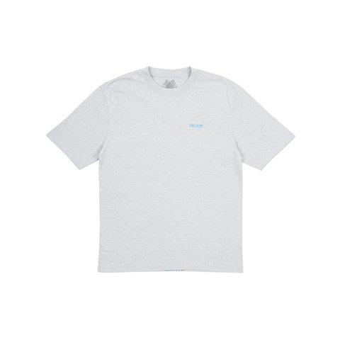 Palace LINE STRIPE T-SHIRT GREY MARL - Colorway