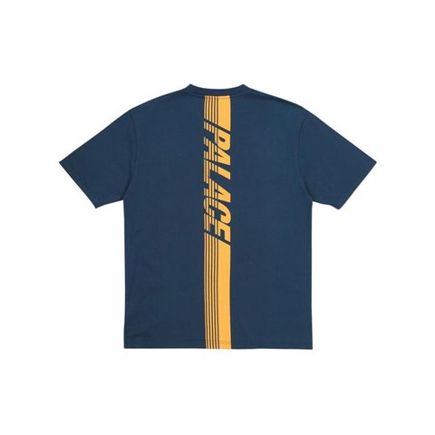 Palace LINE STRIPE T-SHIRT NAVY