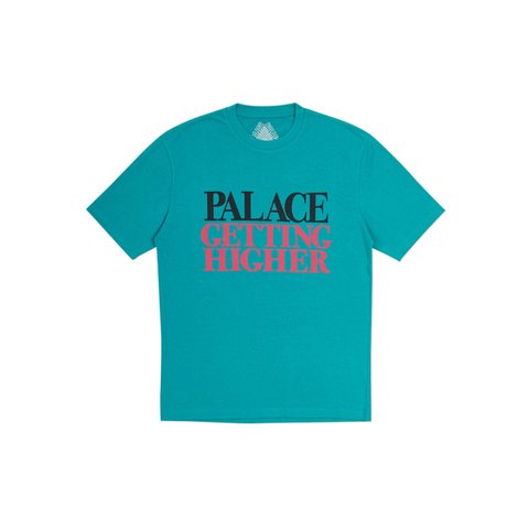 Palace GETTING HIGHER T-SHIRT SEA GREEN - Colorway