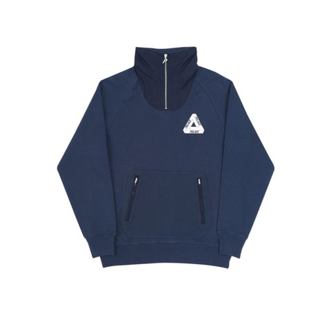 Palace P CREPE ZIP FUNNEL NAVY - Colorway