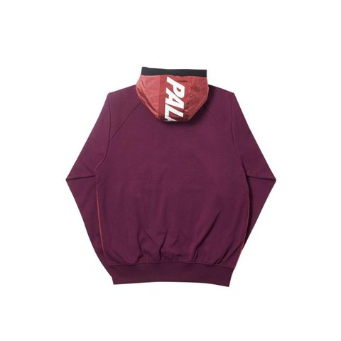 Palace RE-SPONDER TECH ZIP HOOD BURGUNDY