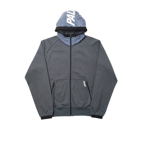 Palace RE-SPONDER TECH ZIP HOOD GRANITE - Colorway