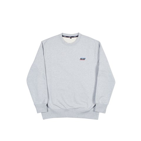 Palace BASICALLY A CREW GREY MARL - Colorway