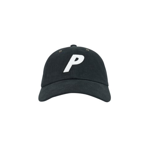 Palace CANVAS P 6-PANEL BLACK - Colorway