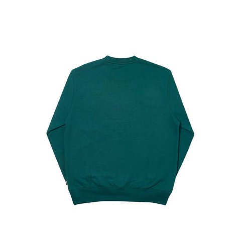Palace BASICALLY A CREW FOREST GREEN