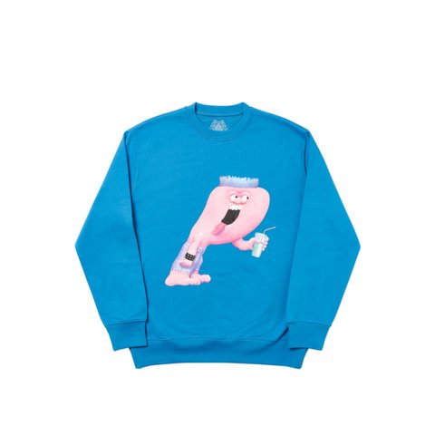Palace BURB CREW BLUE - Colorway