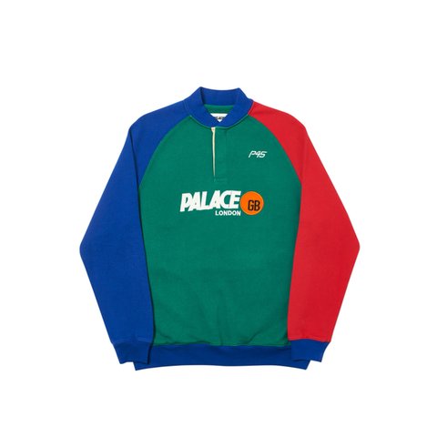Palace P45-GB SWEAT GREEN - Colorway