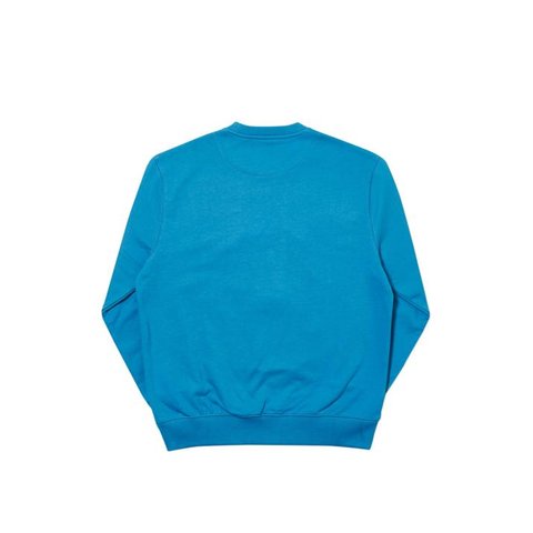 Palace DIF STROKES CREW BLUE
