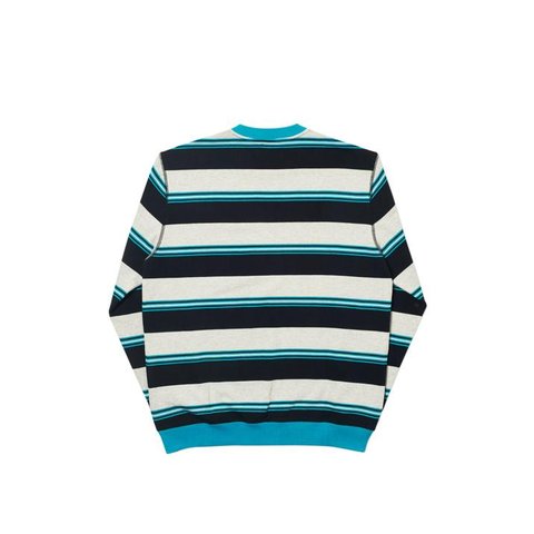 Palace RIBBED FOR PLEASURE CREW MARL / TEAL / BLACK