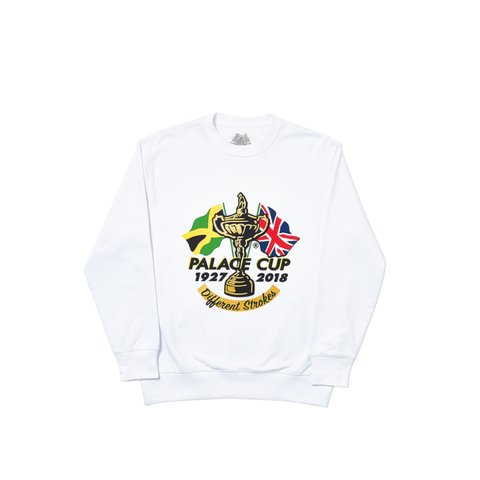 Palace PAR CREW WHITE - Colorway