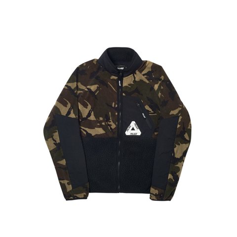 Palace P-SURGENT FLEECE JACKET BLACK DPM - Colorway