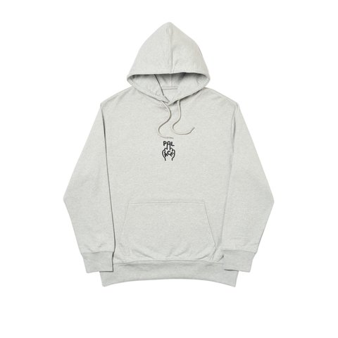Palace FINGER UP HOOD GREY MARL - Colorway