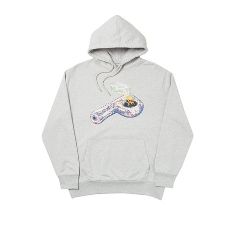Palace MACHINE HOOD GREY MARL - Colorway
